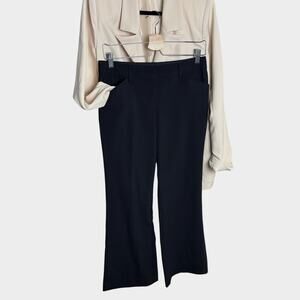 Express Editor Black Flare Leg Dress Pants Workwear Classic 2S